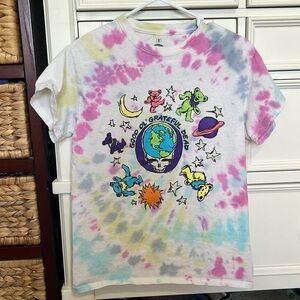 Grateful Dead Tie Dye Colorful Trendy T Shirt